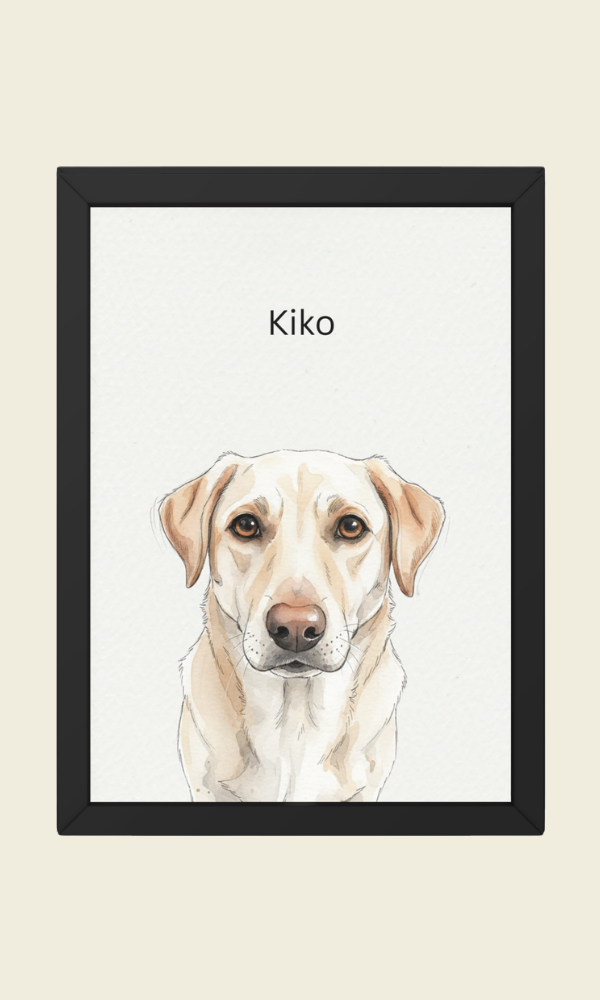 Retratos de mascota estilo aquarela — Empieza a crear tu retrato.