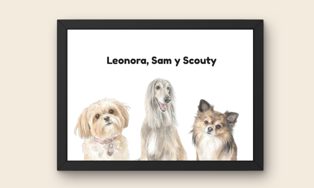 Retratos de mascota estilo aquarela — Empieza a crear tu retrato.