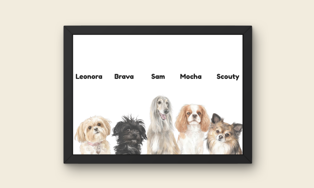 Retratos de mascota estilo aquarela — Empieza a crear tu retrato.