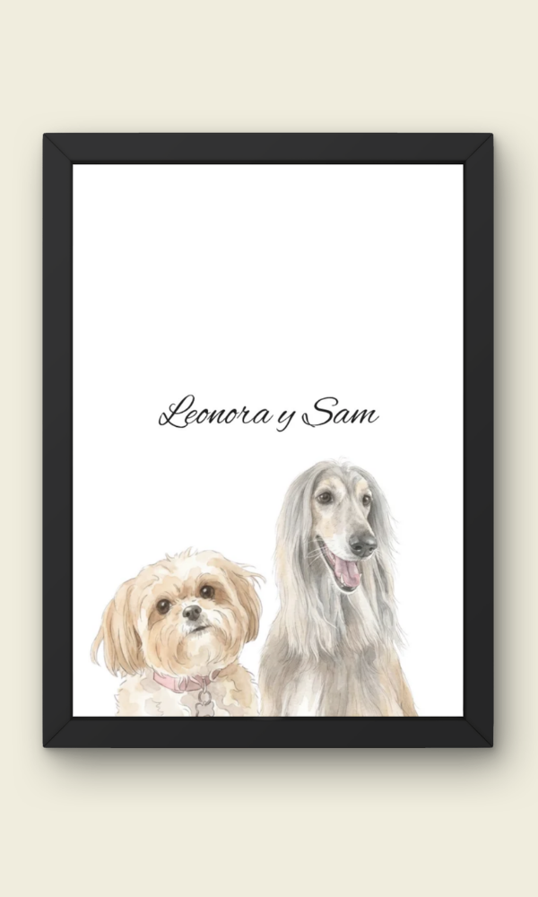 Retratos de mascota estilo aquarela — Empieza a crear tu retrato.