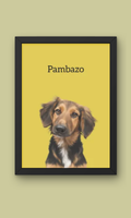 Retratos de mascota estilo contemporáneo — Empieza a crear tu retrato.
